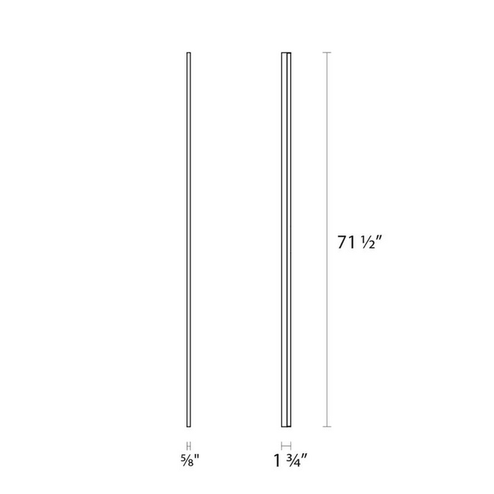 Sonneman 2334 Stiletto Lungo 72" LED Wall Bar