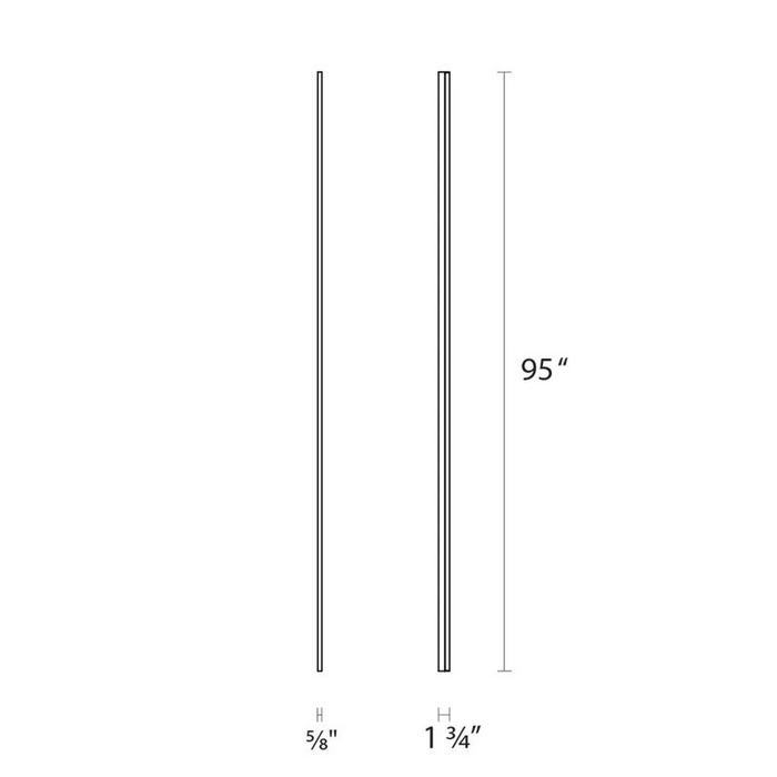 Sonneman 2338 Stiletto Lungo 96" LED Wall Bar