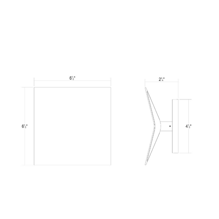 Sonneman 3440 Turo 1-lt 7" LED Wall Sconce