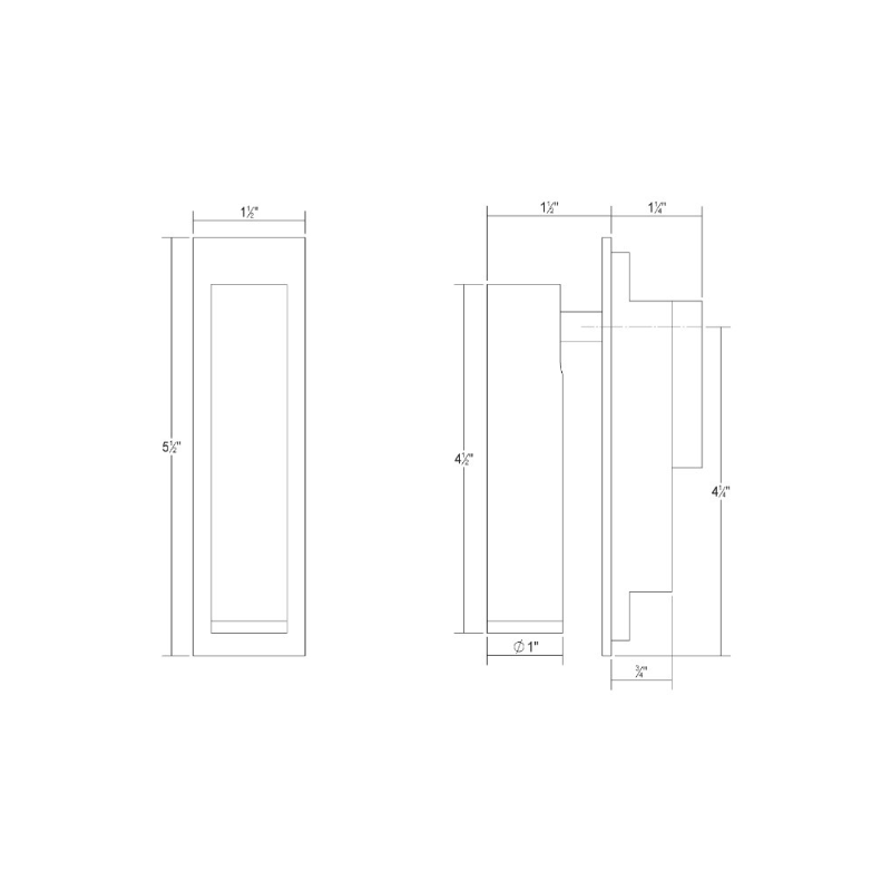 Sonneman 3369 Haim 1-lt 6" Tall LED Aimable Recessed Headboard Lamp