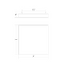 Sonneman 3977 Pi 1-lt 24" LED Surface Mount
