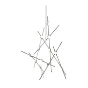 Sonneman 2151 Constellation Aquila 13-lt 26" LED Minor Chandelier - Satin Nickel/White Lens