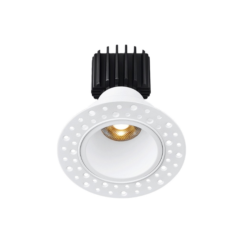 Lotus L3F-RDI 3" Tangra LED Fixed Round Deep Regressed Invisible Trim, 4CCT+Dim to Warm - White