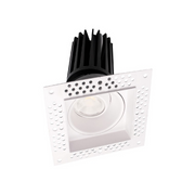 Lotus LED-2-S11W 2" LED Square Trimless Gimbal, 5CCT Selectable, 120V - White