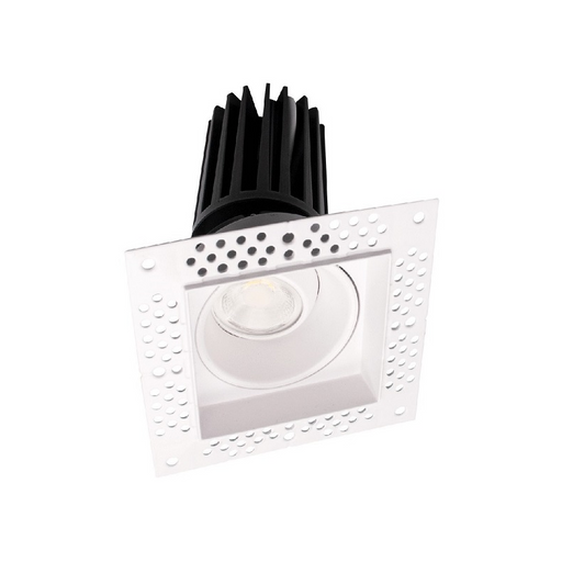 Lotus LED-2-S11W 2" LED Square Trimless Gimbal, 5CCT Selectable, 120V - White