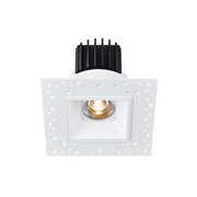 Lotus L3F-SRI 3" Tangra LED Fixed Square Recessed Invisible Trim, Dim to Warm - White