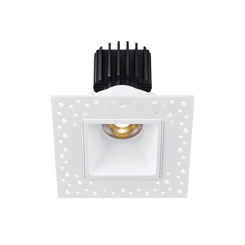 Lotus L3F-SDI 3" Tangra LED Fixed Square Deep Regressed Invisible Trim, 4CCT+Dim to Warm - White