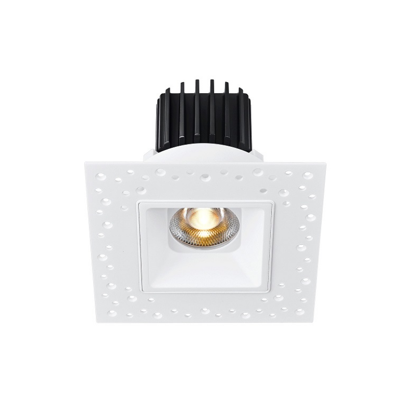 Lotus L3F-SRI 3" Tangra LED Fixed Square Recessed Invisible Trim, 5CCT Selectable - White