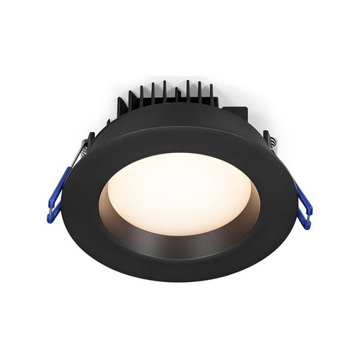 Lotus LL4RR 4" 14.5W LED Round Regressed Open Plenum Rated Downlight, 5CCT Selectable - Black