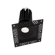 Lotus LED-2-S11W 2" LED Square Trimless Gimbal, Dim to Warm, 120V - Black