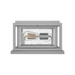 Hinkley 1008-LV Republic 2-lt 12" LED Outdoor Pier Mount Lantern - Satin Nickel