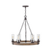Hinkley 29206-LL Sawyer 6-lt 24" LED Outdoor Chandelier - Sequoia