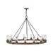 Hinkley 29209-LL Sawyer 15-lt 46" LED Outdoor Chandelier - Sequoia