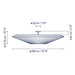 Bover Siam 200 8-lt 79" Semi-Flushmount