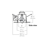 Lightolier LLAVRM11 Alcyon 4-Head LED Vertical Recessed Multiples, 1400 lm per head