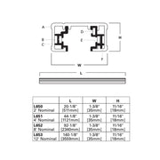 Halo L650 2-ft Single-Circuit Track