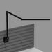 Koncept ZBD3100 Z-Bar Mini Pro Gen 4 LED Desk Lamp, Wall Mount - Matte Black/Slatwall Mount