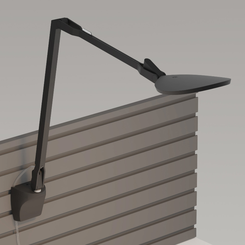 Koncept SPY-RCA Splitty Reach Pro Gen 2 LED Desk Lamp, Wall Mount - Matte Black/Slatwall Mount