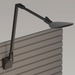 Koncept SPY-RCH Splitty Reach LED Desk Lamp, Wall Mount - Matte Black/Slatwall Mount