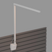 Koncept ZBD1000 Z-Bar Solo Gen 4 LED Desk Lamp, Wall Mount - Matte White/Slatwall Mount