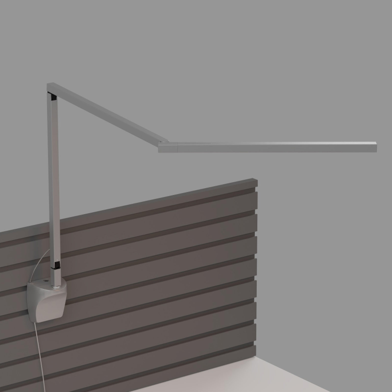Koncept ZBD3100 Z-Bar Mini Gen 4 LED Desk Lamp, Wall Mount - Silver/Slatwall Mount