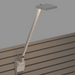 Koncept FCD-1 Focaccia Solo LED Desk Lamp, Wall Mount - Silver/Slatwall Mount