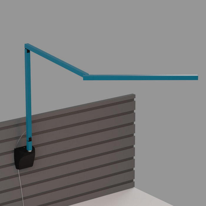 Koncept ZBD3100 Z-Bar Mini Gen 4 LED Desk Lamp, Wall Mount - Koncept Blue/Slatwall Mount