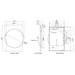 Paris Mirror Solar 24 x 32 LED Front-Lit Mirror