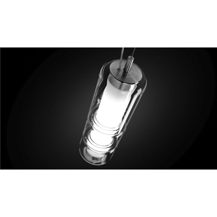 Leucos Stacking 30 1-lt 4" LED Vertical Pendant