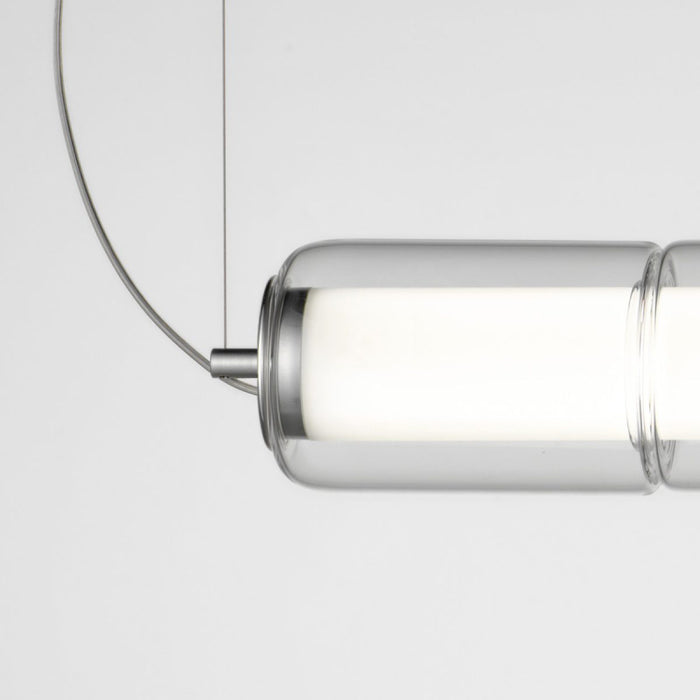 Leucos Stacking S 180 1-lt 73" LED Horizontal Pendant