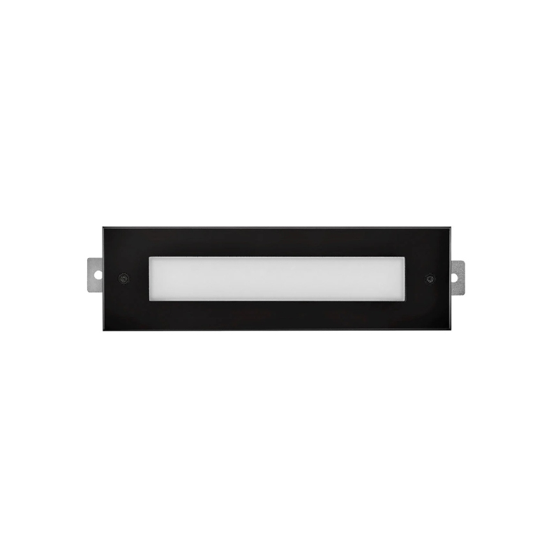 Hinkley 15345 Dash 10" LED Flat Brick Light - Stainless Steel Black