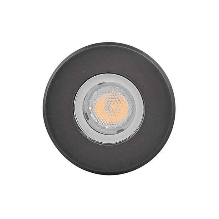 Hinkley 15074 Dot 2" 2.5W LED Round Button Light - Stainless Steel Black