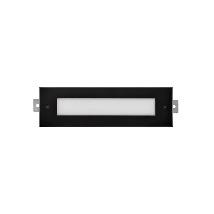Hinkley 15345 Dash 10" LED Flat Brick Light - Stainless Steel Black