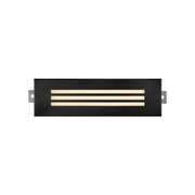 Hinkley 15335 Dash 10" LED Louvered Brick Light - Stainless Steel Black