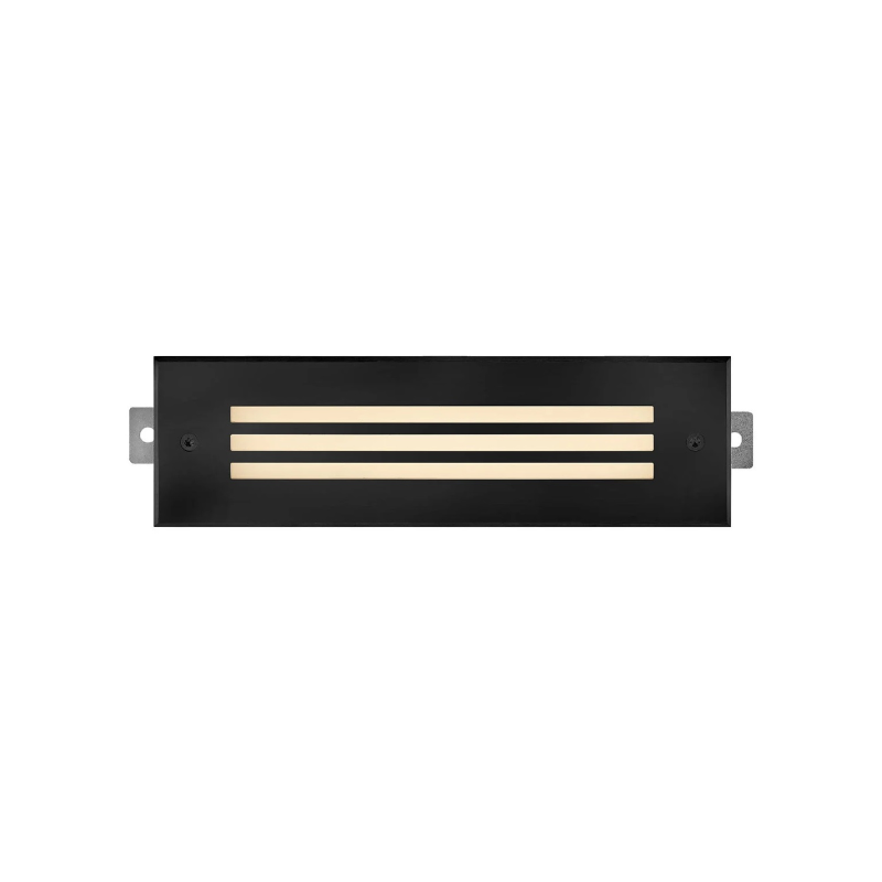 Hinkley 15335 Dash 10" LED Louvered Brick Light - Stainless Steel Black