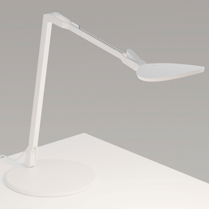 Koncept SPY-RCH Splitty Reach LED Desk Lamp - Matte White/Standard Desk Base