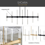 Kichler 52670 Sycara 14-lt 48" LED Linear Chandelier
