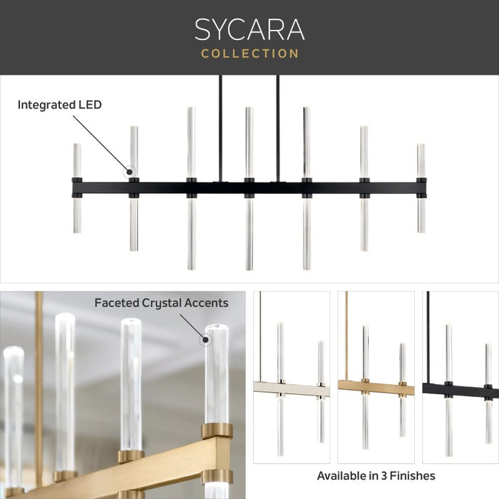 Kichler 52670 Sycara 14-lt 48" LED Linear Chandelier