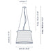 Bover Syra 60 1-lt 24" LED Outdoor Pendant, 0-10V