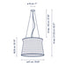 Bover Syra 90 1-lt 36" LED Outdoor Pendant