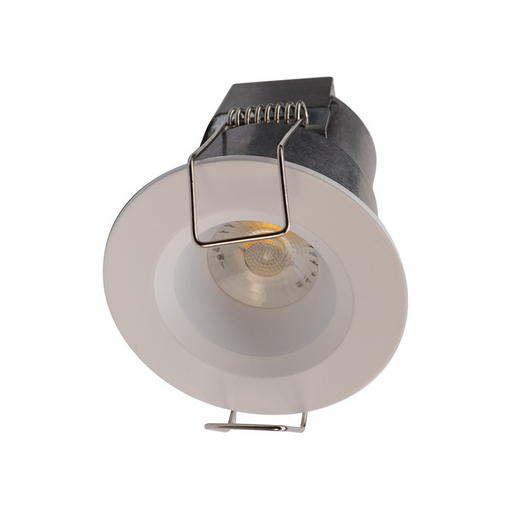 Lotus LED-1-S6W 2" 6W LED Round Mini Recessed Downlight, 24V, Wide Trim - White