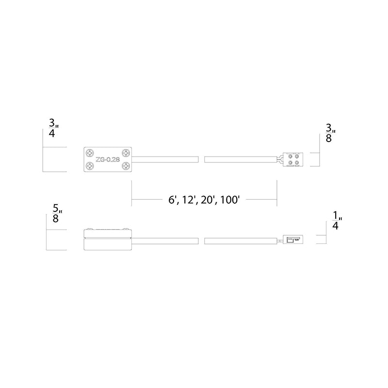 WAC T24-BS-EX2 Extension Cable