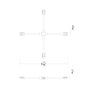 WAC T24-BS-X Flex X Connector