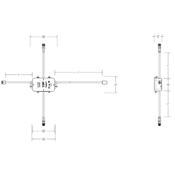 WAC T24-OD-CTR InvisiLED Pro+ Outdoor Wireless DMX Controller