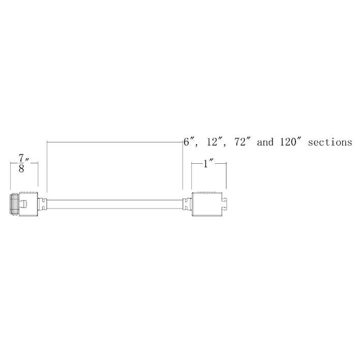 WAC T24-OD InvisiLED Outdoor Pro+ Joiner Cable