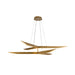 Kuzco CH64242-UNV-010 Tachi 42" LED Chandelier - Vintage Brass