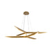 Kuzco CH64242-UNV-010 Tachi 42" LED Chandelier - Vintage Brass