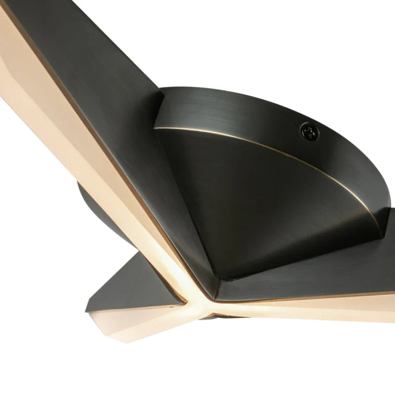 Kuzco FM64215 Tachi 1-lt 15" LED Flush Mount - Urban Bronze
