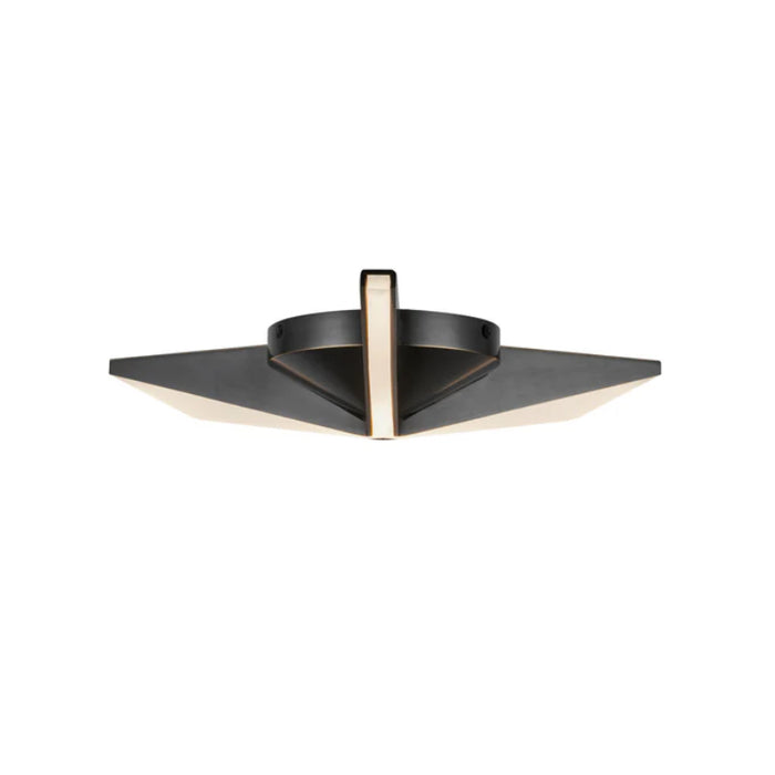 Kuzco FM64215 Tachi 1-lt 15" LED Flush Mount - Urban Bronze