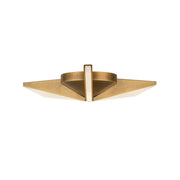 Kuzco FM64215 Tachi 1-lt 15" LED Flush Mount - Vintage Brass